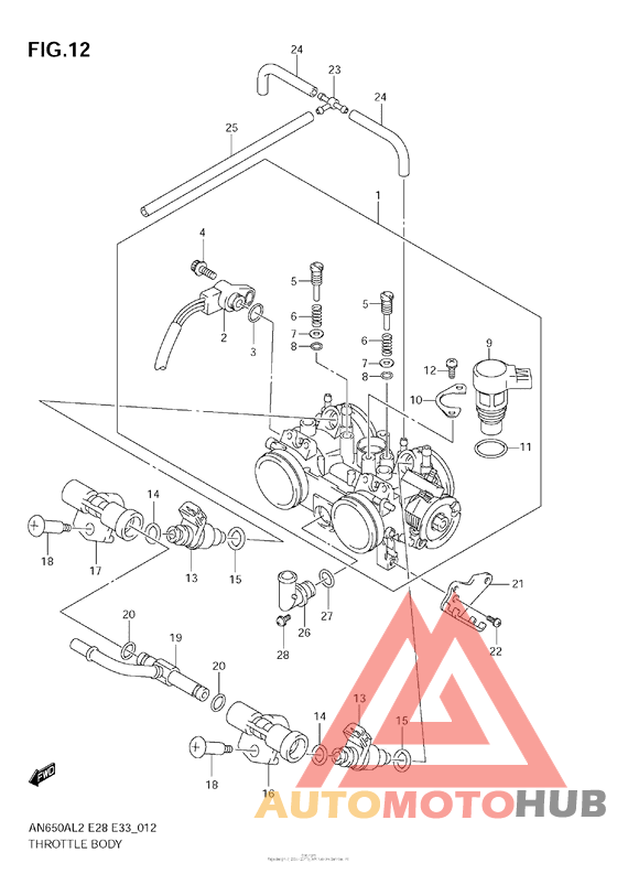 Throttle Body (An650A L2 E28)