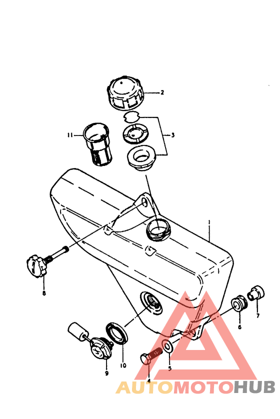 Бак масляный