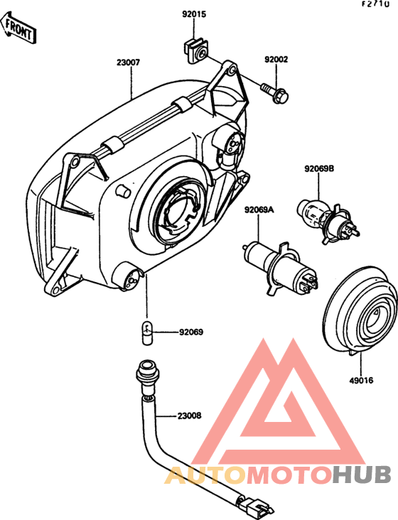 Head lamp(zgt00a-009977-)