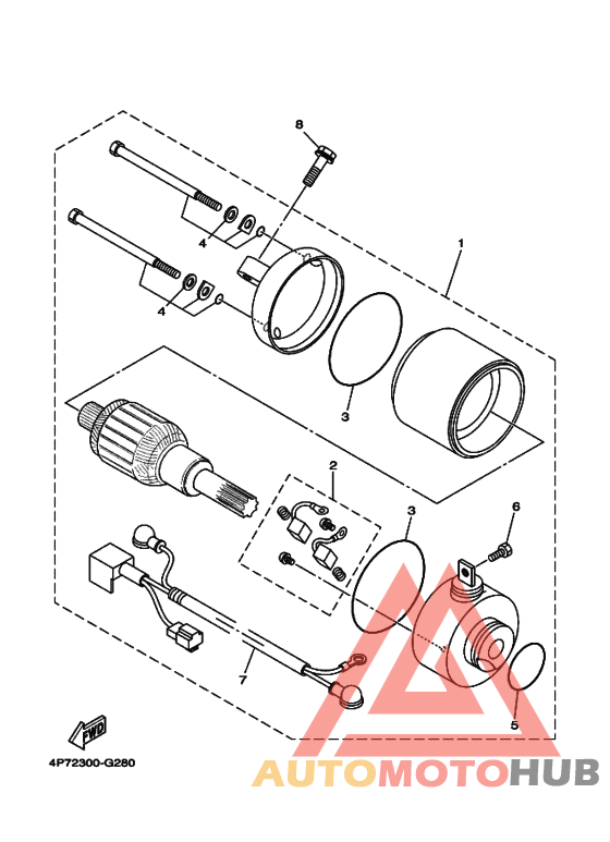 Стартерный мотор