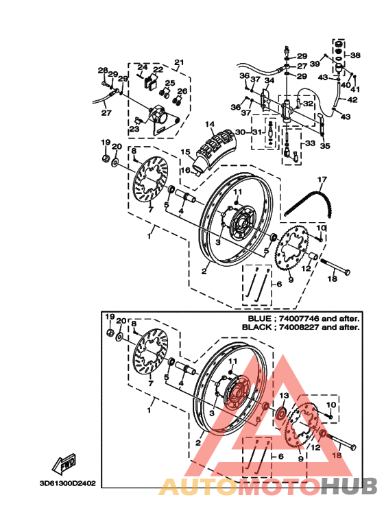 Заднее колесо & brake system