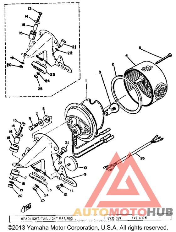 Задний фонарь