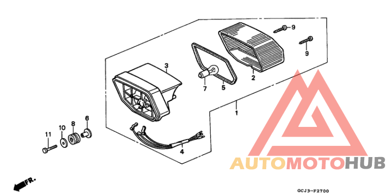 Taillight unit ass`y
