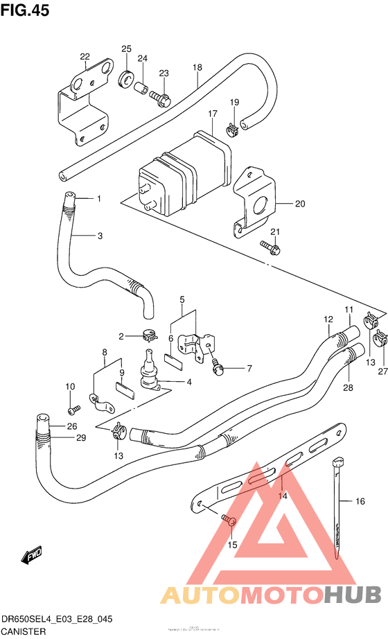 Canister (Dr650Sel4 E33)