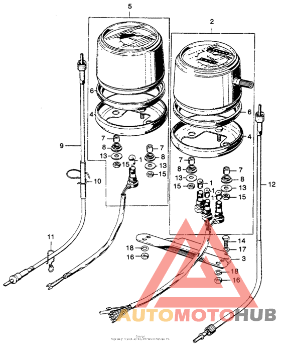 Speedometer + tachometer i