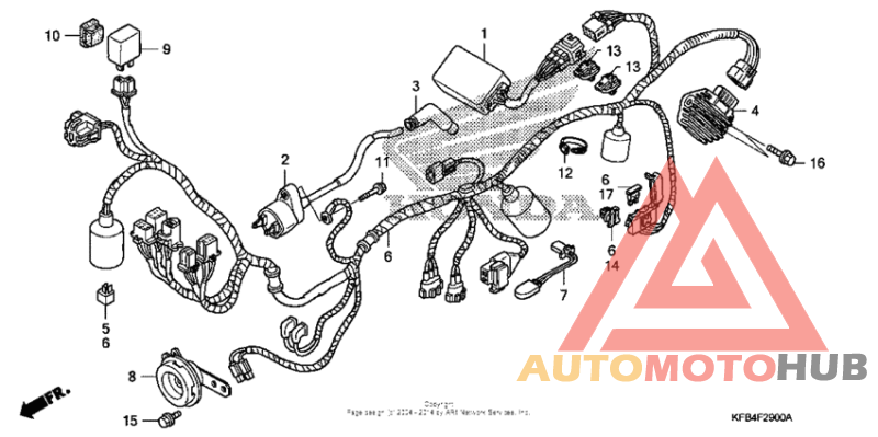Wire harness + ignition coil