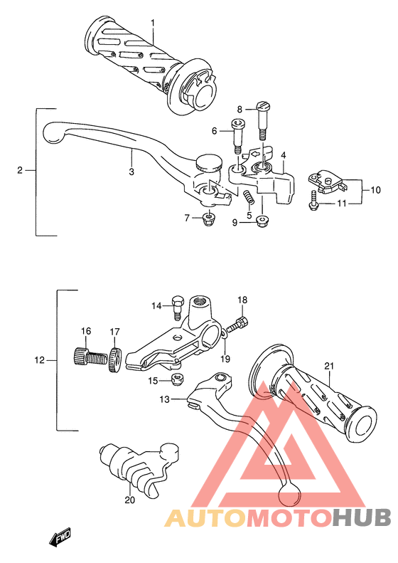 Рулевой рычаг
