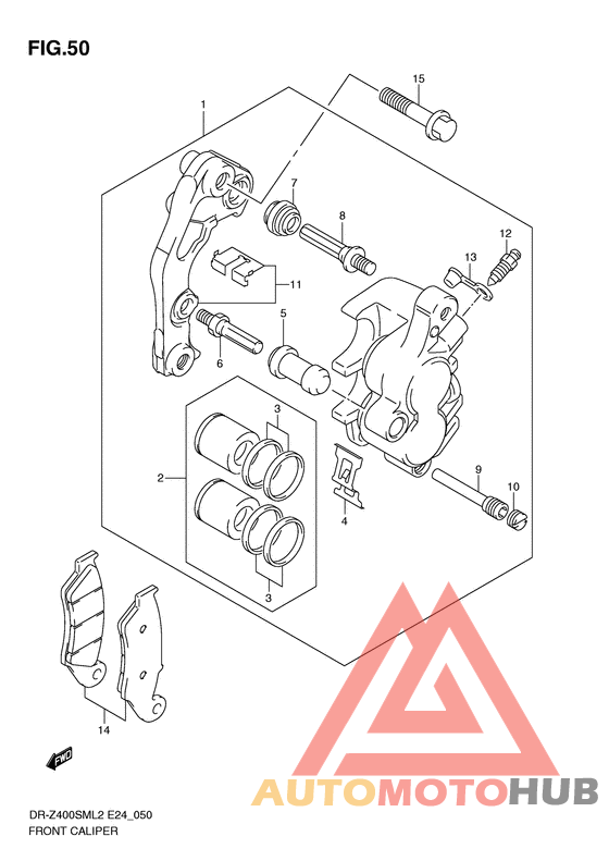 Передний суппорт