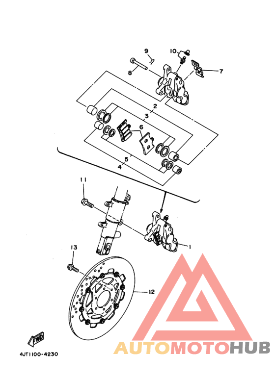 Передний суппорт