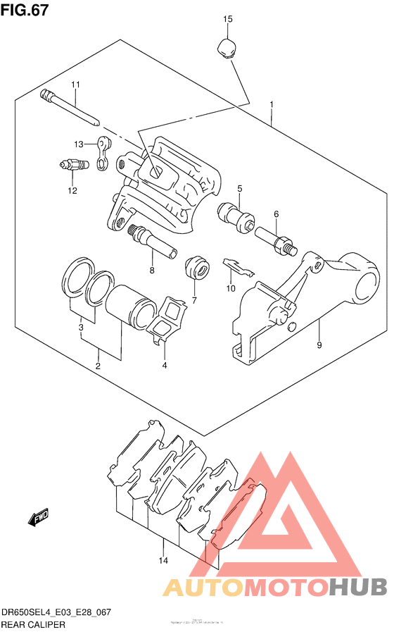 Задний суппорт