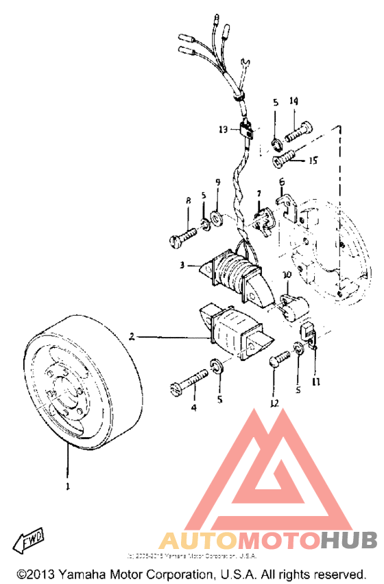 Flywheel magneto