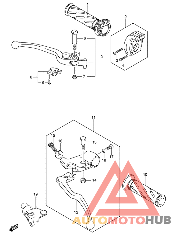 Рулевой рычаг