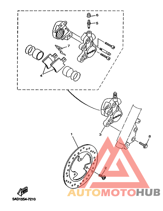 Передний суппорт