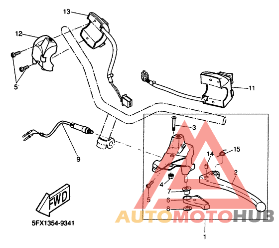 Commutateurs et levier