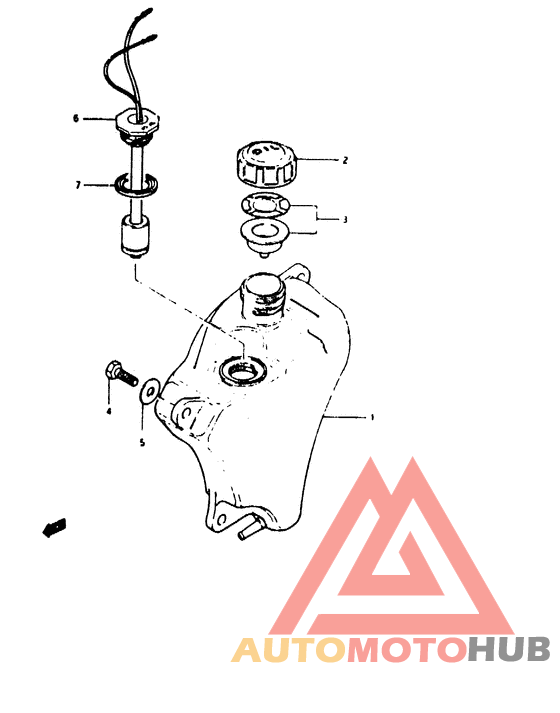 Бак масляный