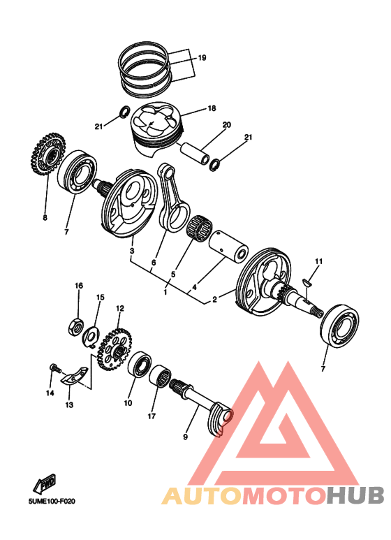 Crankshaft & piston