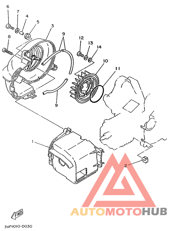 Air shroud. fan