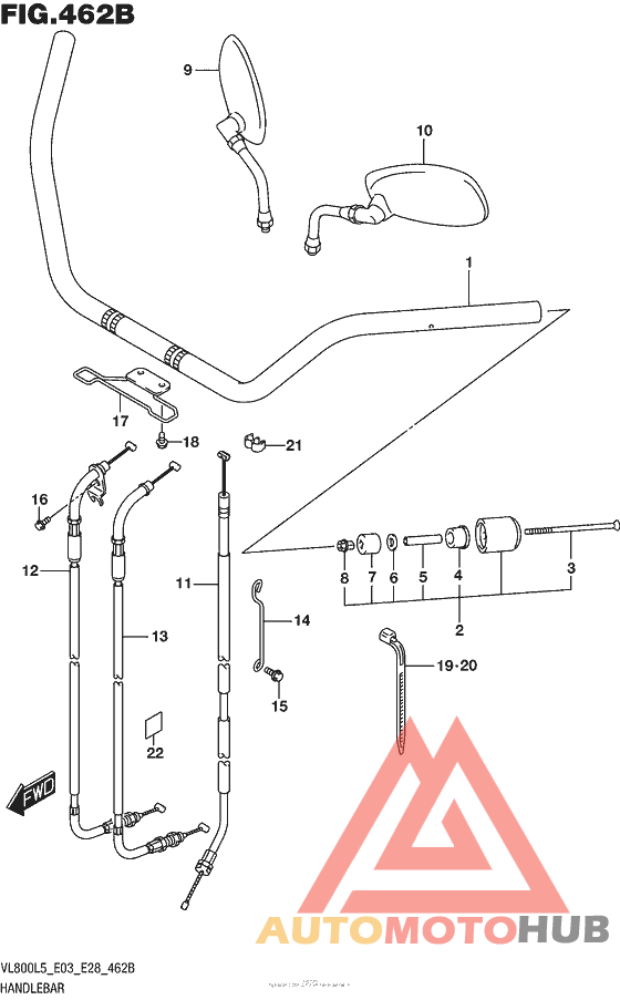 Handlebar (Vl800L5 E33)
