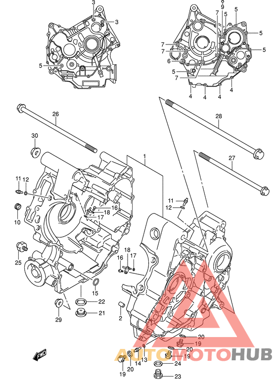 Картер двигателя
