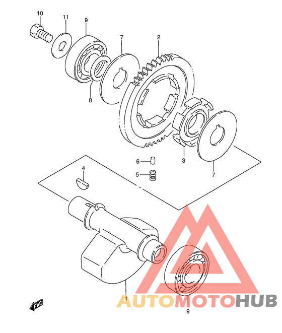 Балансир кривошипа