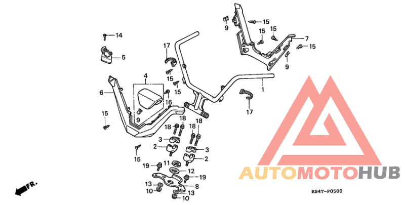 Handle pipe/top bridge