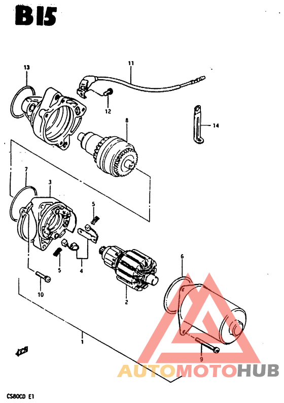 Стартерный мотор