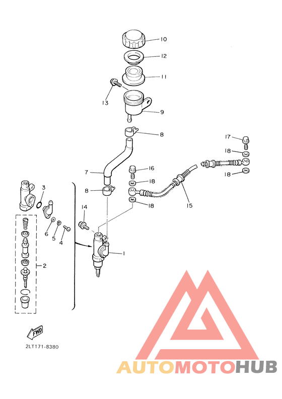 Задний торм цилиндр