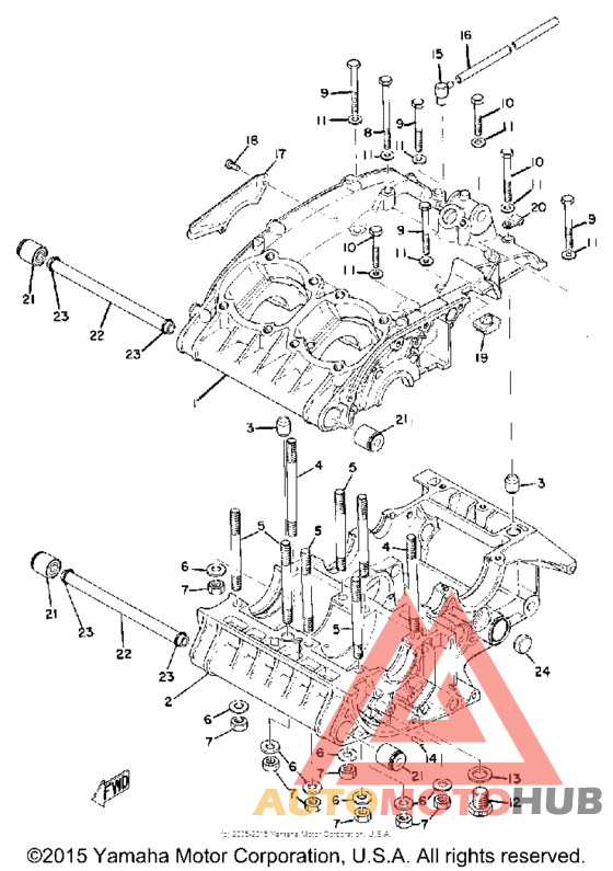 Картер двигателя