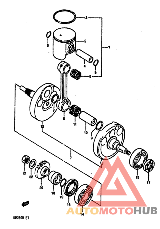 Вал коленчатый