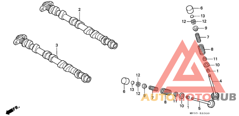 Распред вал/клапана