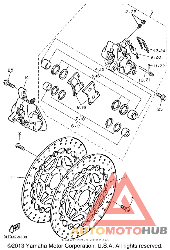 Передний суппорт