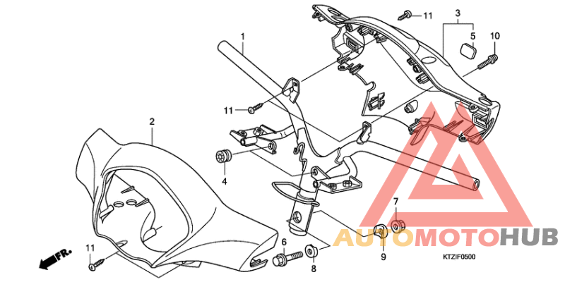 Handle pipe/handle cover