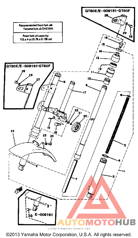 Front fork - front fender