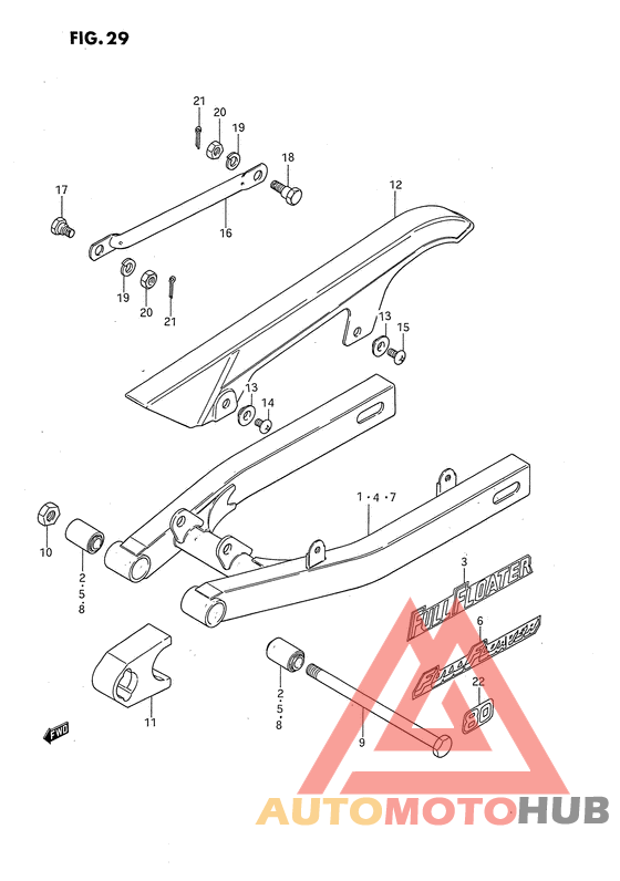 Маятник задний