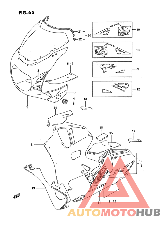Cowling body