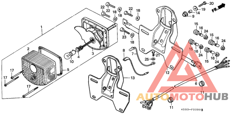 Taillight unit ass`y