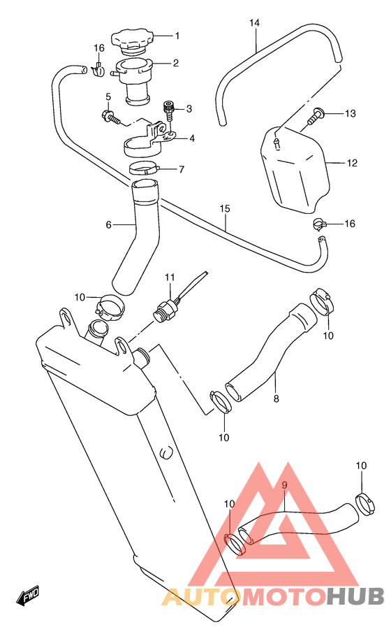 Радиатор hose