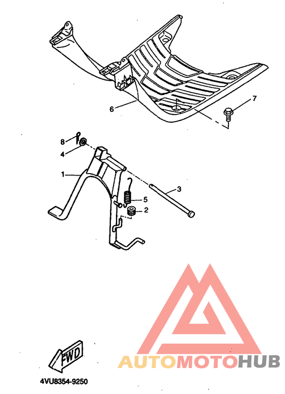 Stand. footrest