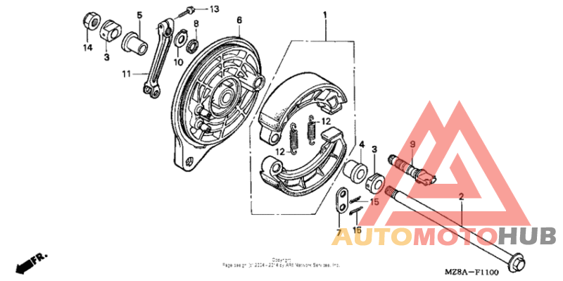 Задний тормоз