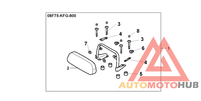 Support arriere complet