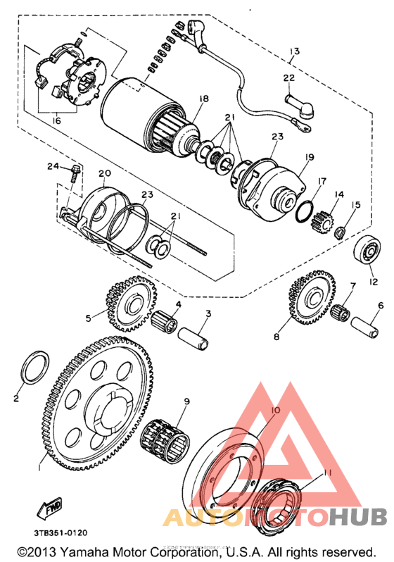 Муфта стартера