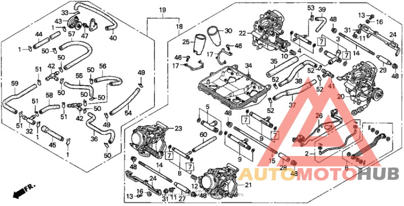 Carburetor assy. 94-97