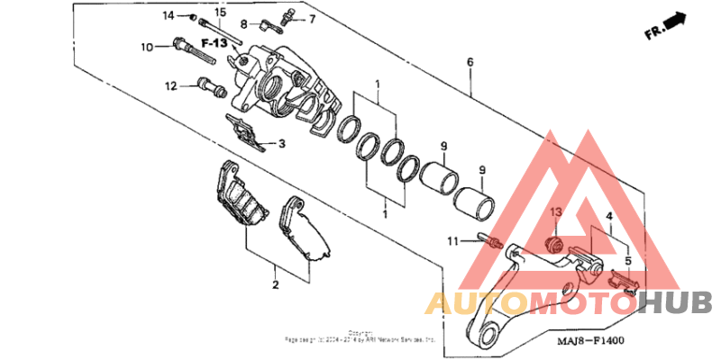 Задний суппорт