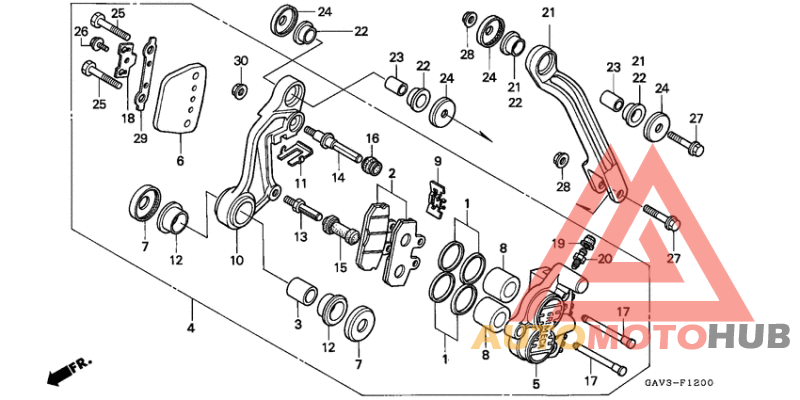 Передний суппорт