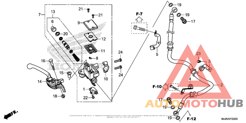 Front Brake Master Cylinder (Cbr500R)