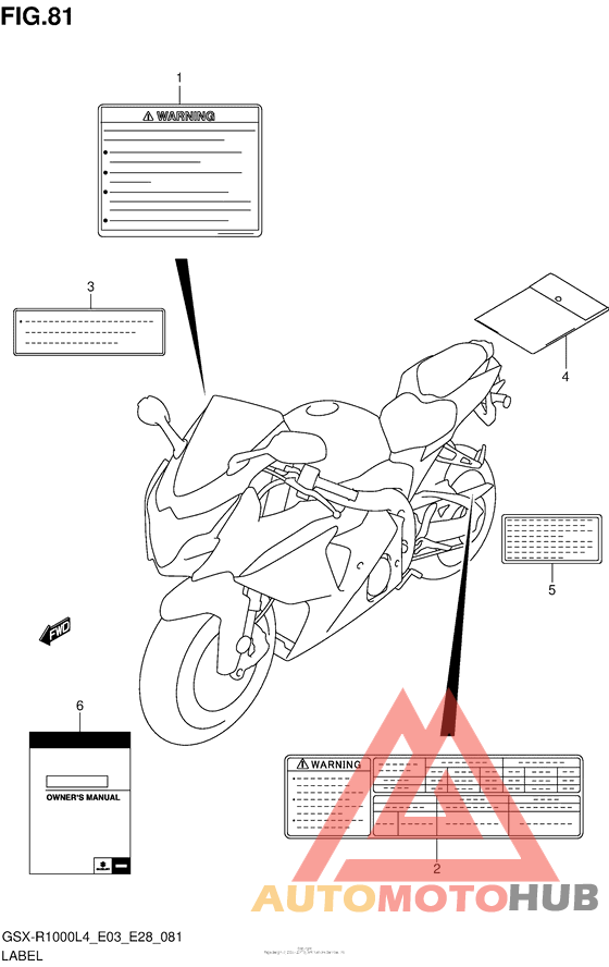 Label (Gsx-R1000L4 E03)