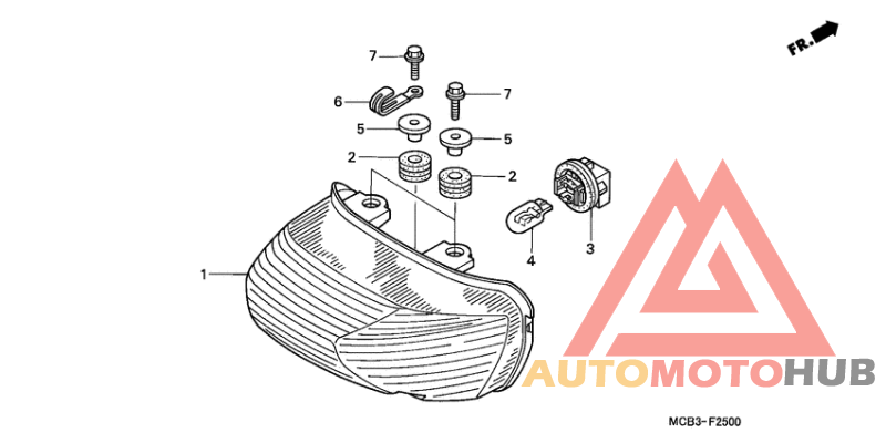 Taillight unit ass`y