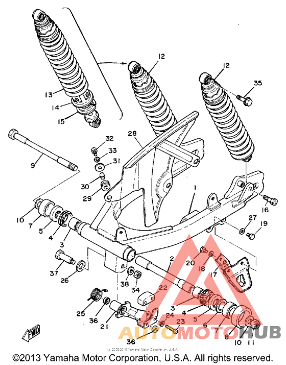 Rear arm - rear cushion