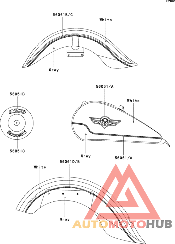 Decals(white/gray)