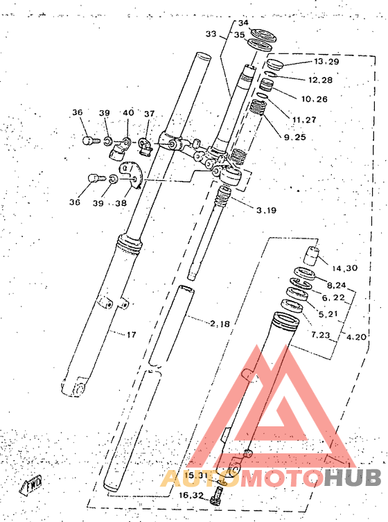 Передняя вилка